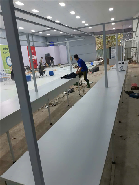 Ảnh Sản xuất bàn kiểm hóa nghành may ở Hưng Yên